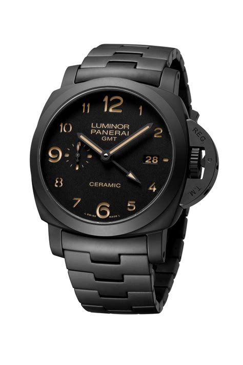 panerai tutto nero ceramica|panerai luminor gmt.